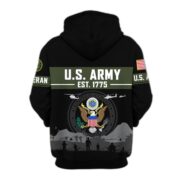 Premium US Veterans Zip Hoodie BPHN021011, Gifts For US Veterans, Gifts On Father's Day, Veterans Day. - Image 6