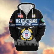 Premium US Veterans Zip Hoodie BPHN021011, Gifts For US Veterans, Gifts On Father's Day, Veterans Day. - Image 29