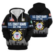 Premium US Veterans Zip Hoodie BPHN021011, Gifts For US Veterans, Gifts On Father's Day, Veterans Day. - Image 31