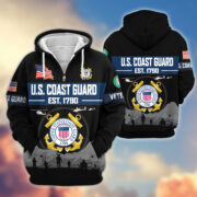 Premium US Veterans Zip Hoodie BPHN021011, Gifts For US Veterans, Gifts On Father's Day, Veterans Day. - Image 31