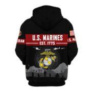 Premium US Veterans Zip Hoodie BPHN021011, Gifts For US Veterans, Gifts On Father's Day, Veterans Day. - Image 18