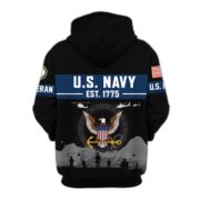 Premium US Veterans Zip Hoodie BPHN021011, Gifts For US Veterans, Gifts On Father's Day, Veterans Day. - Image 12
