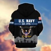 Premium US Veterans Zip Hoodie BPHN021011, Gifts For US Veterans, Gifts On Father's Day, Veterans Day. - Image 12