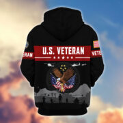 Premium US Veterans Zip Hoodie BPHN021011, Gifts For US Veterans, Gifts On Father's Day, Veterans Day. - Image 36