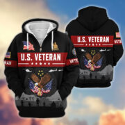 Premium US Veterans Zip Hoodie BPHN021011, Gifts For US Veterans, Gifts On Father's Day, Veterans Day. - Image 37