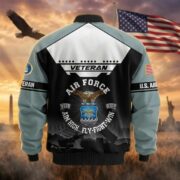 Premium US Veterans Bomber Jacket ATTN011022, Gifts For US Veterans, Gifts On Father's Day, Veterans Day. - Image 25
