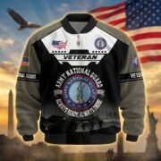 Premium US Veterans Bomber Jacket ATTN011022, Gifts For US Veterans, Gifts On Father's Day, Veterans Day. - Image 9