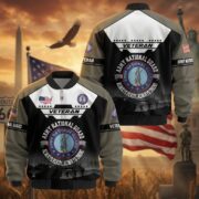 Premium US Veterans Bomber Jacket ATTN011022, Gifts For US Veterans, Gifts On Father's Day, Veterans Day. - Image 8