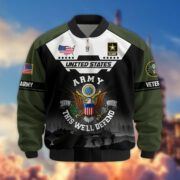 Premium US Veterans Bomber Jacket ATTN011022, Gifts For US Veterans, Gifts On Father's Day, Veterans Day. - Image 6