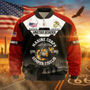 Premium US Veterans Bomber Jacket ATTN011022, Gifts For US Veterans, Gifts On Father's Day, Veterans Day. - Image 18
