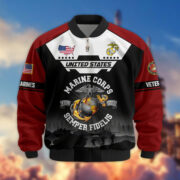 Premium US Veterans Bomber Jacket ATTN011022, Gifts For US Veterans, Gifts On Father's Day, Veterans Day. - Image 18