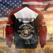 Premium US Veterans Bomber Jacket ATTN011022, Gifts For US Veterans, Gifts On Father's Day, Veterans Day. - Image 19