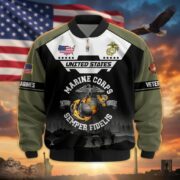 Premium US Veterans Bomber Jacket ATTN011022, Gifts For US Veterans, Gifts On Father's Day, Veterans Day. - Image 21
