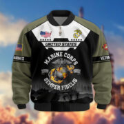 Premium US Veterans Bomber Jacket ATTN011022, Gifts For US Veterans, Gifts On Father's Day, Veterans Day. - Image 21