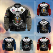 Premium US Veterans Bomber Jacket ATTN011022, Gifts For US Veterans, Gifts On Father's Day, Veterans Day.