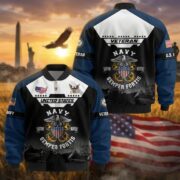 Premium US Veterans Bomber Jacket ATTN011022, Gifts For US Veterans, Gifts On Father's Day, Veterans Day. - Image 11