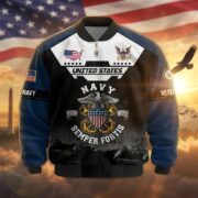 Premium US Veterans Bomber Jacket ATTN011022, Gifts For US Veterans, Gifts On Father's Day, Veterans Day. - Image 12