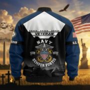 Premium US Veterans Bomber Jacket ATTN011022, Gifts For US Veterans, Gifts On Father's Day, Veterans Day. - Image 13