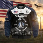Premium US Veterans Bomber Jacket ATTN011022, Gifts For US Veterans, Gifts On Father's Day, Veterans Day. - Image 33