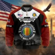 Premium US Veterans Bomber Jacket ATTN011022, Gifts For US Veterans, Gifts On Father's Day, Veterans Day. - Image 39