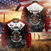 Premium US Veterans Bomber Jacket ATTN011022, Gifts For US Veterans, Gifts On Father's Day, Veterans Day. - Image 35