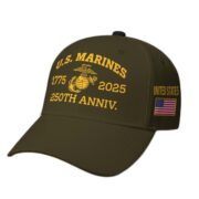 Premium USMC Veteran Hat CPVC121010, 250th Anniversary Marine Corps Hat, Gifts For Marine Veteran, Gifts On Father's Day, Veterans Day.