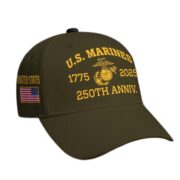 Premium USMC Veteran Hat CPVC121010, 250th Anniversary Marine Corps Hat, Gifts For Marine Veteran, Gifts On Father's Day, Veterans Day. - Image 2