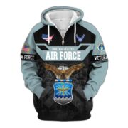 Premium US Veterans Zip Hoodie ATTN011023, Gifts For US Veterans, Gifts On Father's Day, Veterans Day. - Image 23