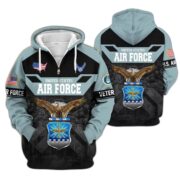 Premium US Veterans Zip Hoodie ATTN011023, Gifts For US Veterans, Gifts On Father's Day, Veterans Day. - Image 25