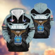 Premium US Veterans Zip Hoodie ATTN011023, Gifts For US Veterans, Gifts On Father's Day, Veterans Day. - Image 25