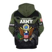 Premium US Veterans Zip Hoodie ATTN011023, Gifts For US Veterans, Gifts On Father's Day, Veterans Day. - Image 6