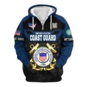 Premium US Veterans Zip Hoodie ATTN011023, Gifts For US Veterans, Gifts On Father's Day, Veterans Day. - Image 29