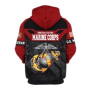 Premium US Veterans Zip Hoodie ATTN011023, Gifts For US Veterans, Gifts On Father's Day, Veterans Day. - Image 18