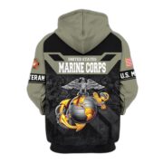 Premium US Veterans Zip Hoodie ATTN011023, Gifts For US Veterans, Gifts On Father's Day, Veterans Day. - Image 21
