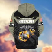 Premium US Veterans Zip Hoodie ATTN011023, Gifts For US Veterans, Gifts On Father's Day, Veterans Day. - Image 21