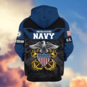 Premium US Veterans Zip Hoodie ATTN011023, Gifts For US Veterans, Gifts On Father's Day, Veterans Day. - Image 12