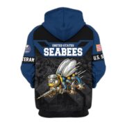 Premium US Veterans Zip Hoodie ATTN011023, Gifts For US Veterans, Gifts On Father's Day, Veterans Day. - Image 15