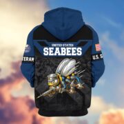 Premium US Veterans Zip Hoodie ATTN011023, Gifts For US Veterans, Gifts On Father's Day, Veterans Day. - Image 15