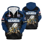 Premium US Veterans Zip Hoodie ATTN011023, Gifts For US Veterans, Gifts On Father's Day, Veterans Day. - Image 16