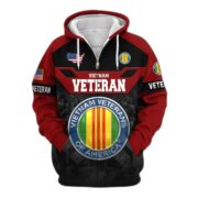 Premium US Veterans Zip Hoodie ATTN011023, Gifts For US Veterans, Gifts On Father's Day, Veterans Day. - Image 38