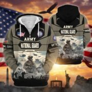 Premium US Veterans Zip Hoodie BPHN021014, Gifts For US Veterans, Gifts On Father's Day, Veterans Day. - Image 8