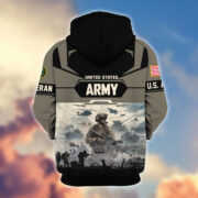 Premium US Veterans Zip Hoodie BPHN021014, Gifts For US Veterans, Gifts On Father's Day, Veterans Day. - Image 4