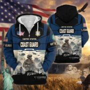 Premium US Veterans Zip Hoodie BPHN021014, Gifts For US Veterans, Gifts On Father's Day, Veterans Day. - Image 29