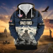 Premium US Veterans Zip Hoodie BPHN021014, Gifts For US Veterans, Gifts On Father's Day, Veterans Day. - Image 33