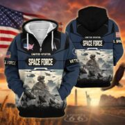 Premium US Veterans Zip Hoodie BPHN021014, Gifts For US Veterans, Gifts On Father's Day, Veterans Day. - Image 32