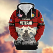 Premium US Veterans Zip Hoodie BPHN021014, Gifts For US Veterans, Gifts On Father's Day, Veterans Day. - Image 39