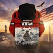Premium US Veterans Zip Hoodie BPHN021014, Gifts For US Veterans, Gifts On Father's Day, Veterans Day. - Image 37