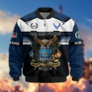 Premium US Veterans Bomber Jacket ATTN071021, Gifts For US Veterans, Gifts On Father's Day, Veterans Day. - Image 27
