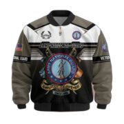 Premium US Veterans Bomber Jacket ATTN071021, Gifts For US Veterans, Gifts On Father's Day, Veterans Day. - Image 9