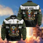 Premium US Veterans Bomber Jacket ATTN071021, Gifts For US Veterans, Gifts On Father's Day, Veterans Day. - Image 5